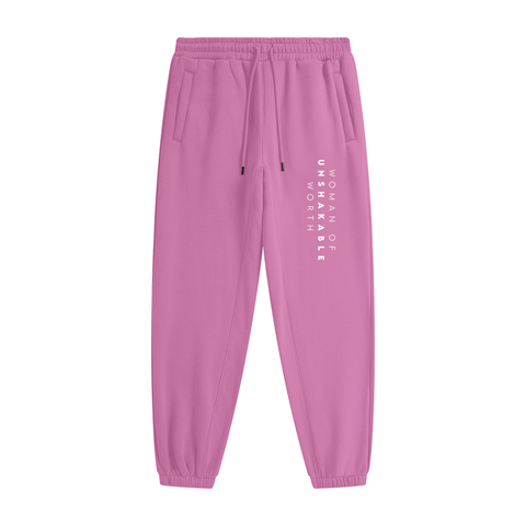 woman of unshakable worth Fleece Joggers