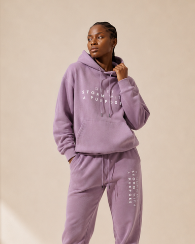 Quite Storm with a purpose Fleece Hoodie