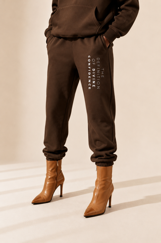 The definition of divine confidence Fleece Joggers