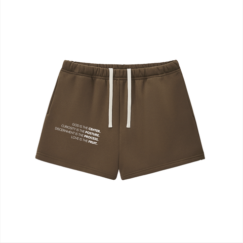 Grounded Fleece Drawstring Shorts