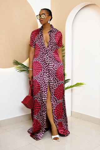 Divine Silk African Ankara Kaftan