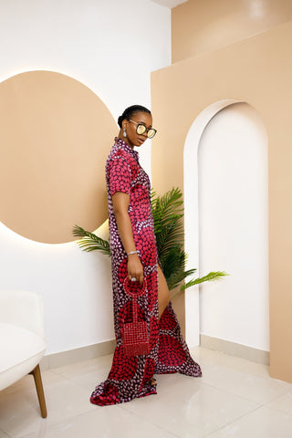 Divine Silk African Ankara Kaftan