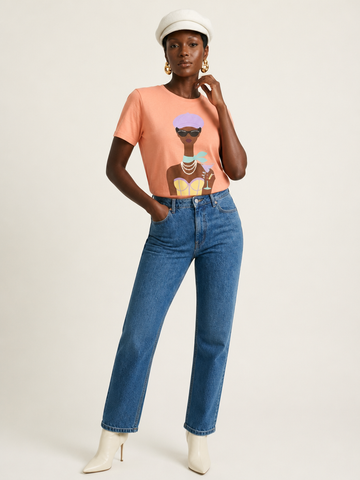 Confident Pearl Illustrated T-Shirt