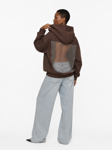 Audacious Backless Mesh Pullover