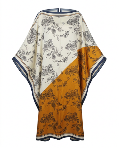 Wanderlust Printed Oversized Kaftan