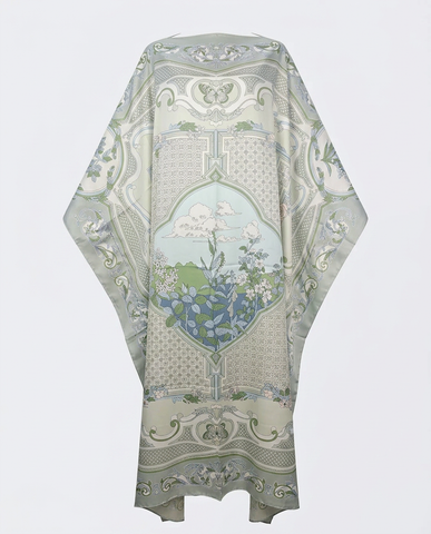 Wanderlust Printed Oversized Kaftan