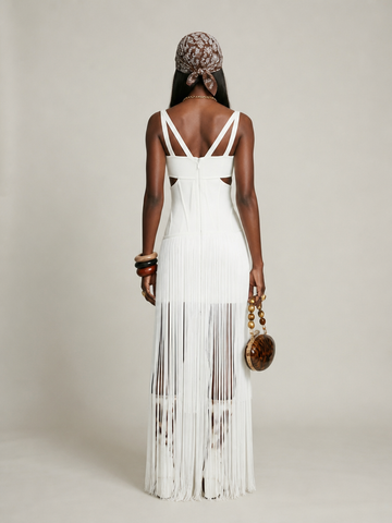 Final Sale Tassel Maxi Dress