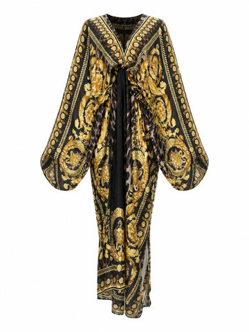 Fierce V-Neck Printed Kaftan