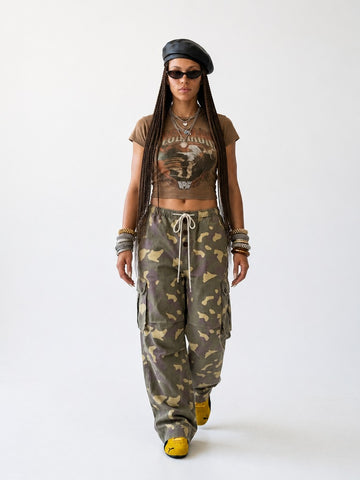 Untamed Camo Wide Leg Pants