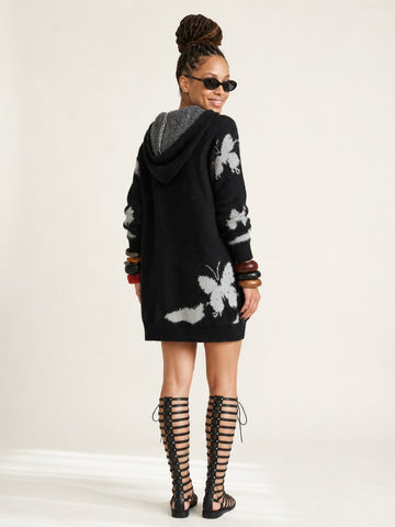 Wild Heart Oversized Butterfly Knit Pullover