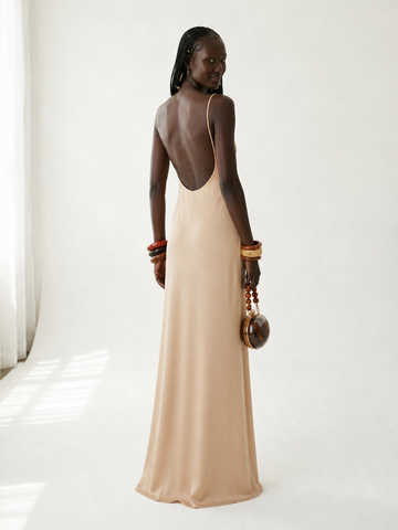Elegant Lace Patchwork Maxi Dress
