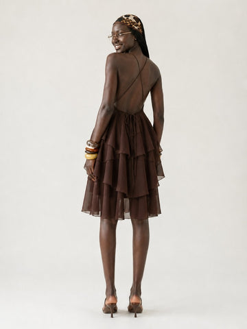 Elegant Tiered Ruffle Dress