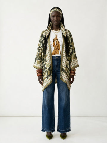 Untamed Printed Loose Kimono