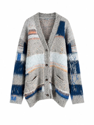 Wild Heart Distressed Knit Cardigan