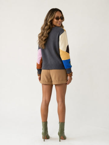 Wanderlust Embroidered Patchwork Cardigan