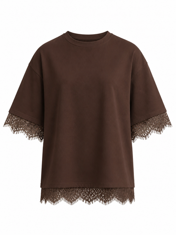 Liberated Lace Splice T-Shirt