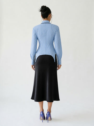 Audacious Striped Patchwork Tunic