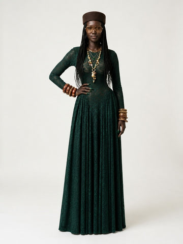 Limitless Striped Knit Maxi Dress