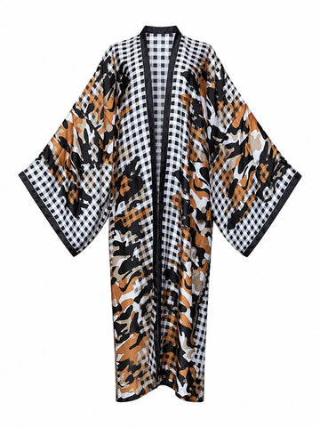 Adventurous Print Boho Kimono