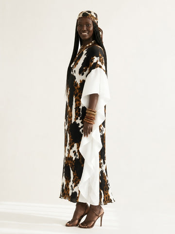 Free Spirit Pleated Maxi Kaftan