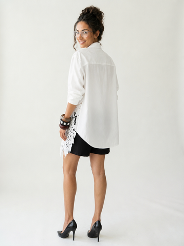 Liberated Lace Hollow Blouse