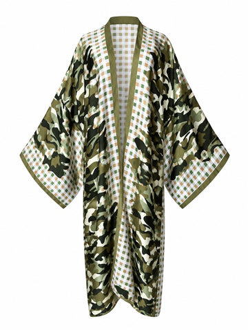 Adventurous Print Boho Kimono