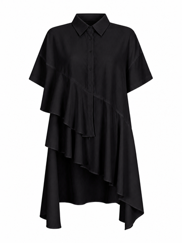 Sovereign Ruffled Oversized Blouse