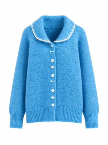 Ethereal Embroidered Knit Cardigan