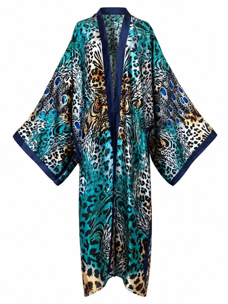 Wild Heart Leopard Print Kimono