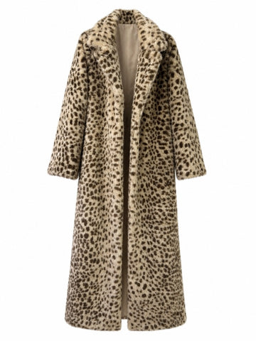 Wild Heart Leopard Faux Fur Coat
