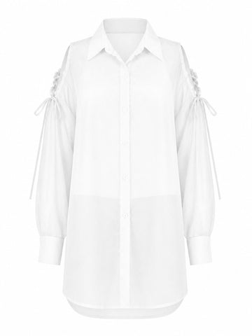 Free Spirit Sheer Oversized Shirt
