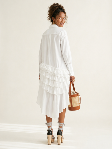 Elegant Ruffled Mini Dress