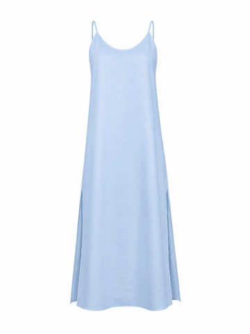 Wanderlust White V-Neck Maxi Dress