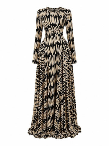 Limitless Striped Knit Maxi Dress