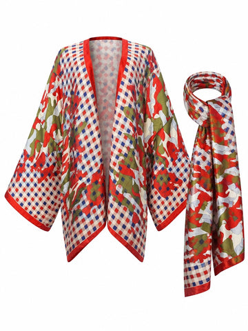 Untamed Printed Loose Kimono