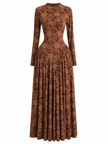 Limitless Striped Knit Maxi Dress