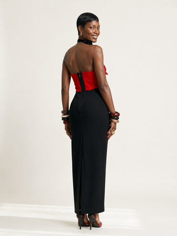 Fierce Strapless Bandage Maxi Dress