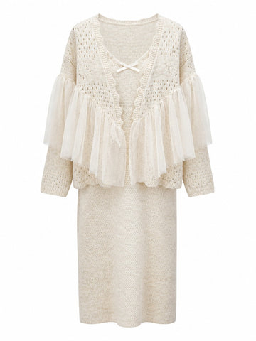 Divine Mesh Knit Cardigan