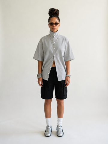 Audacious Striped Loose Shirt
