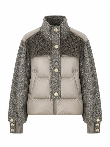 Resilient Patchwork Faux Fur Coat