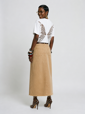 Free Spirit Butterfly Cutout Top