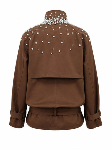 Divine Pearl Double Breasted Jacket
