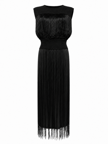 Radiant Tassel Maxi Dress