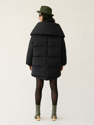 Vibrant Oversized Puffer Coat