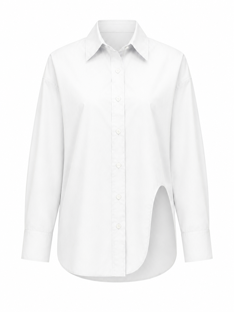 Grounded Ribbed Loose Shirt