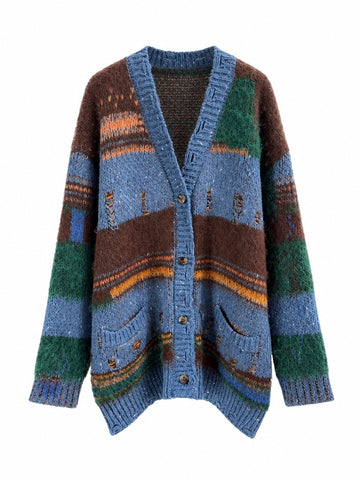 Wild Heart Distressed Knit Cardigan
