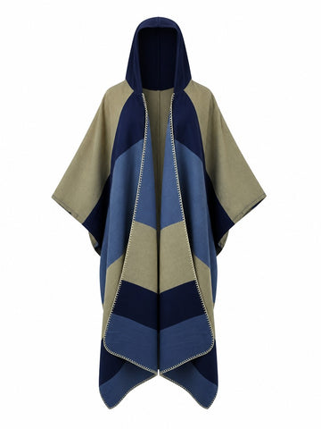 Wanderlust Striped Hooded Kimono