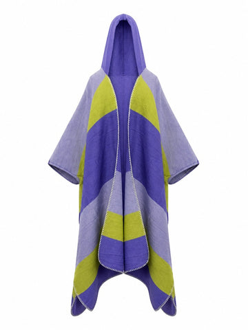 Wanderlust Striped Hooded Kimono