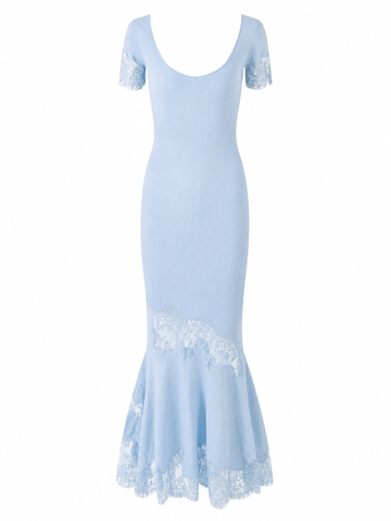 Divine Lace Patchwork Mermaid Dress