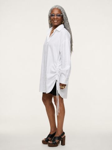 Limitless Drawstring Oversized Shirt